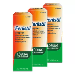 FENISTIL Dråber, 3X20 ml