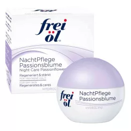 FREI ÖL Hydrolipid NightCare Passionsblomstcreme, 50 ml