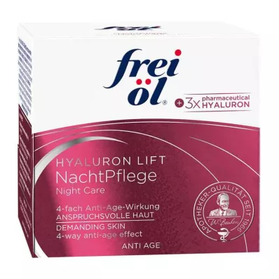 FREI ÖL Anti-Age Hyaluron Lift Natpleje, 50 ml