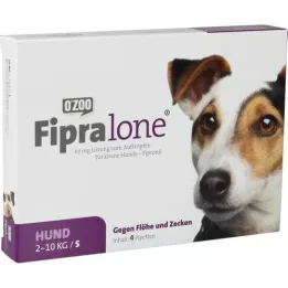FIPRALONE 67 mg opløsning til små hunde, 4 stk