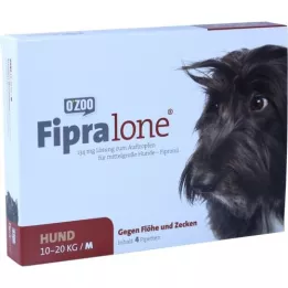 FIPRALONE 134 mg opløsning til mellemstore hunde, 4 stk
