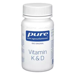 PURE ENCAPSULATIONS K-vitamin &amp; D-kapsler, 60 kapsler