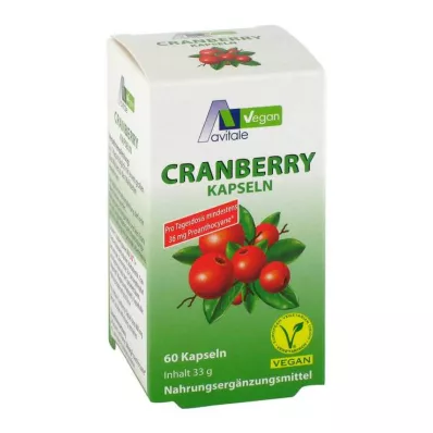 Tranebær Veganske Kapsler 400 mg, 60 stk