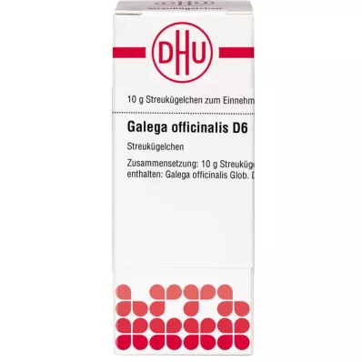 GALEGA officinalis D 6 kugler, 10 g