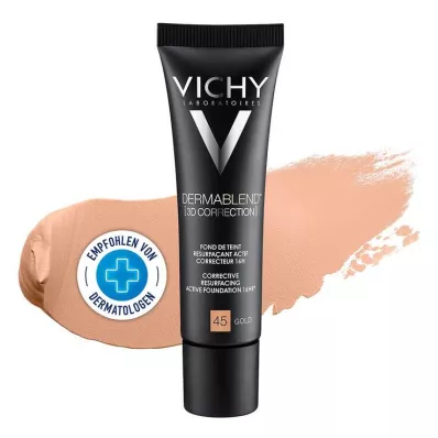 Vichy Dermablend 3D Correction MakeUp 45 Guld, 30 ml