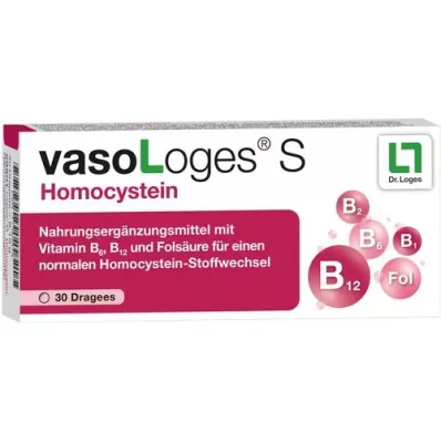 VASOLOGES S Homocysteinovertrukne tabletter, 30 kapsler
