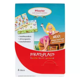PIRATOPLAST Udskæring af piger i gips 6x10 cm, 6 stk