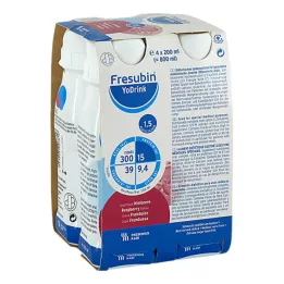 FRESUBIN YoDrink Hindbær, 4X200 ml
