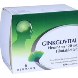 GINKGOVITAL Heumann 120 mg filmovertrukne tabletter, 120 stk