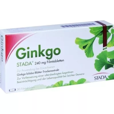 GINKGO STADA 240 mg filmovertrukne tabletter, 30 stk