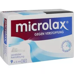 MICROLAX Rektale opløsnings-klyster, 9X5 ml
