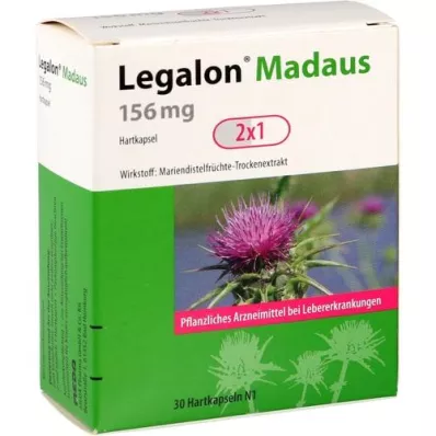 LEGALON Madaus 156 mg hårde kapsler, 30 stk