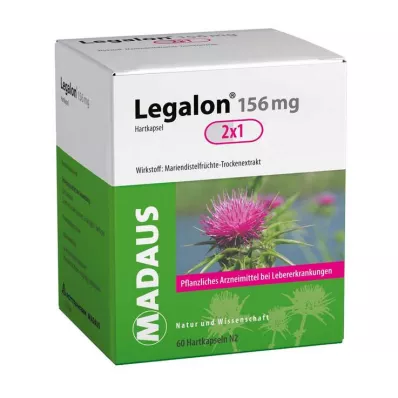 Legalon Madaus 156 mg hårde kapsler, 60 stk