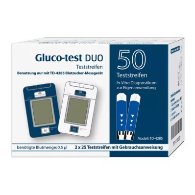 Gluco Test Duo teststrimler, 50 stk