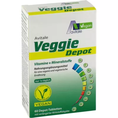 VEGGIE Depot Vitaminer+Mineraler-tabletter, 60 kapsler
