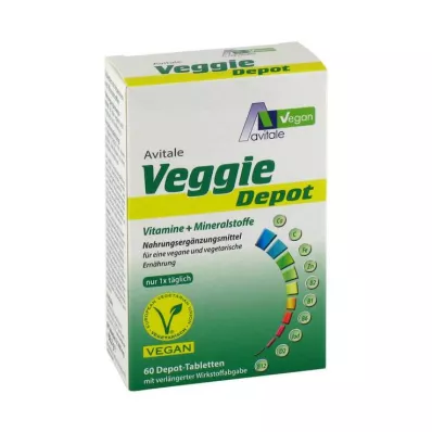 VEGGIE Depot Vitaminer+Mineraler-tabletter, 60 kapsler VEGGIE Depot Vitaminer+Mineraler-tabletter, 60 kapsler