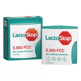 LACTOSTOP 5.500 FCC Tabletter klikdispenser, 50 stk