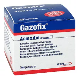GAZOFIX Fikseringsbandage kohæsiv 4 cmx4 m, 1 stk