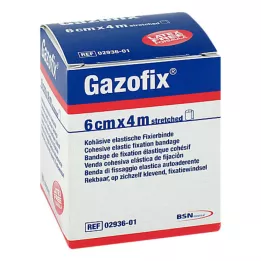 GAZOFIX Fikseringsbandage kohæsiv 6 cmx4 m, 1 stk