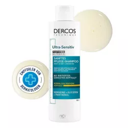 VICHY DERCOS ultra-sensitiv shampoo til tør hovedbund, 200 ml