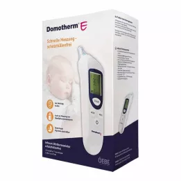 DOMOTHERM E Infrarødt øretermometer beskyttelseshylster gratis, 1 stk