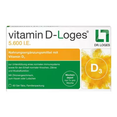 Vitamin D-Loges 5.600 IE tyggetabletter, 60 stk