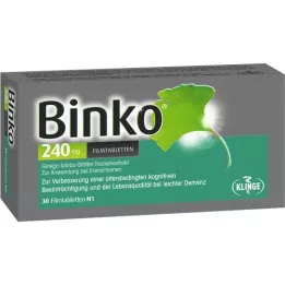 BINKO 240 mg filmovertrukne tabletter, 30 stk