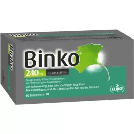 BINKO 240 mg filmovertrukne tabletter, 60 stk