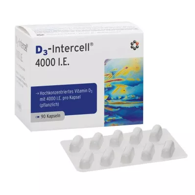 D3-Intercell 4.000 IE kapsler, 90 stk