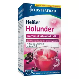 KLOSTERFRAU Broncholind varmt hyldebærgranulat, 10X15 g