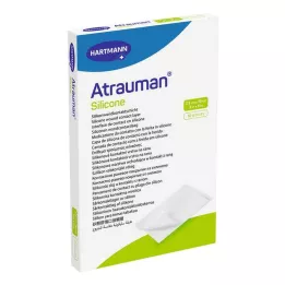 Atrauman Silikone sterile 7,5x10 cm kompresser, 10 stk