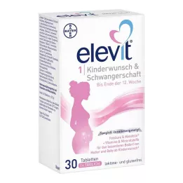 ELEVIT 1 Fertilitet &amp; Graviditetstabletter, 30 kapsler