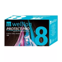 Wellion Protect Pro Safety Pen Nåle 30 G 8 mm, 100 stk
