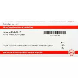 HEPAR SULFURIS D 12 ampuller, 8X1 ml