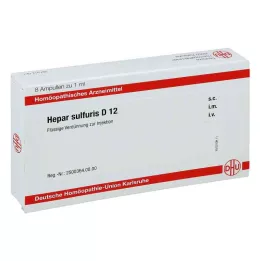 HEPAR SULFURIS D 12 ampuller, 8X1 ml