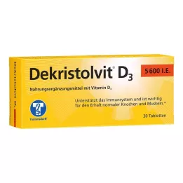 DEKRISTOLVIT D3 5.600 I.U. tabletter, 30 stk