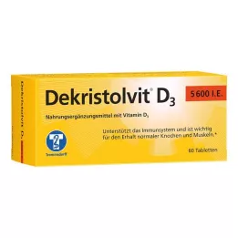 DEKRISTOLVIT D3 5.600 I.U. tabletter, 60 stk