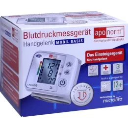 APONORM Blodtryksmåler mobil basic håndled, 1 stk