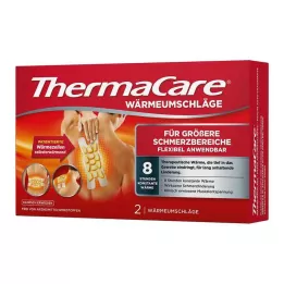 THERMACARE til større smerteområder, 2 stk