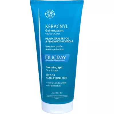 DUCRAY KERACNYL Vaskegel, 200 ml