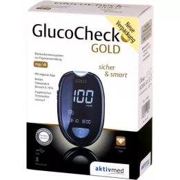 GLUCOCHECK GOLD Blodsukkermåler sæt mg/dl, 1 stk