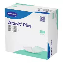 ZETUVIT Plus ekstra stærkt absorberende kompres sterilt 20x40 cm, 10 stk