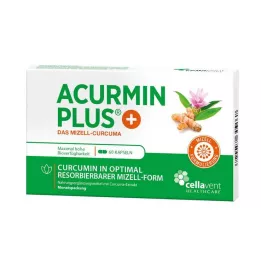 ACURMIN Plus Das Mizell-Curcuma bløde kapsler, 60 kapsler