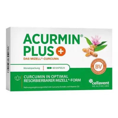 Acurmin Plus Micellar Curcuma bløde kapsler, 60 kapsler