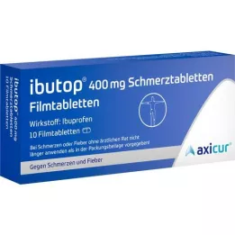 IBUTOP 400 mg smertelindrende filmovertrukne tabletter, 10 stk