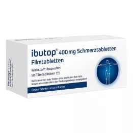 IBUTOP 400 mg smertelindrende filmovertrukne tabletter, 50 stk