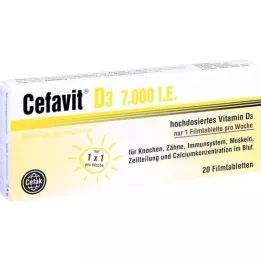 CEFAVIT D3 7.000 I.E. filmovertrukne tabletter, 20 stk