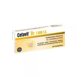 CEFAVIT D3 7.000 I.E. filmovertrukne tabletter, 20 stk