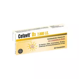 CEFAVIT D3 7.000 I.E. filmovertrukne tabletter, 60 stk