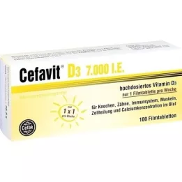 CEFAVIT D3 7.000 I.E. filmovertrukne tabletter, 100 stk